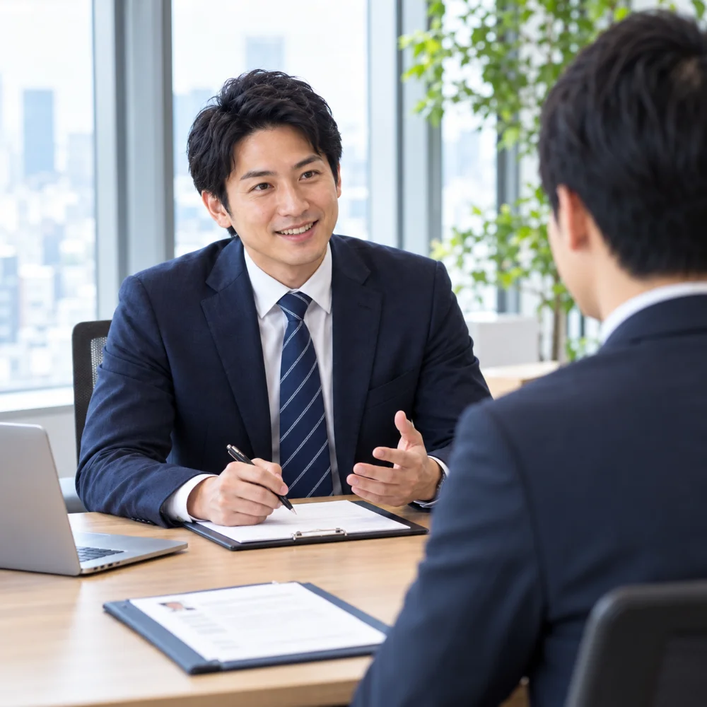 採用支援の様子
